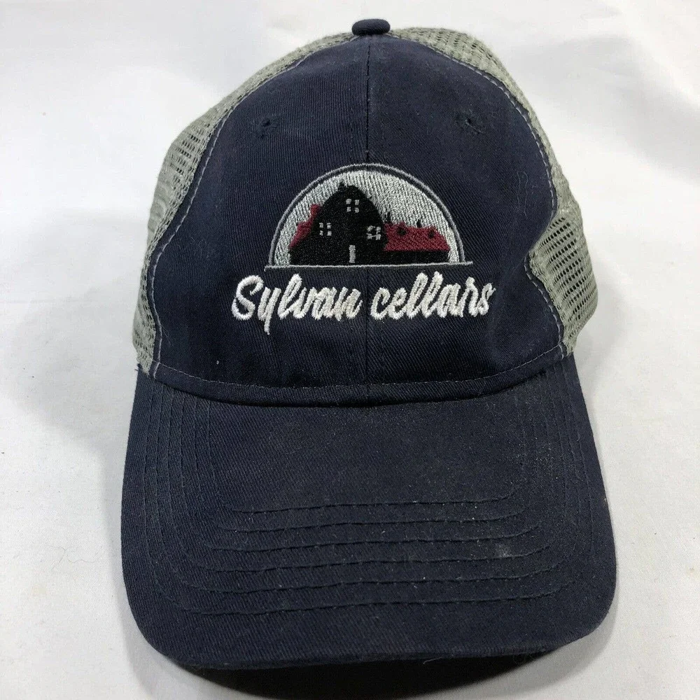 Sylvan Cellars Hat Cap Mesh Back Adjustable One Size Fits Most OSFM Logo
